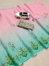MG 344 Plain Linen Printed Daily Wear Non Catalog Saree